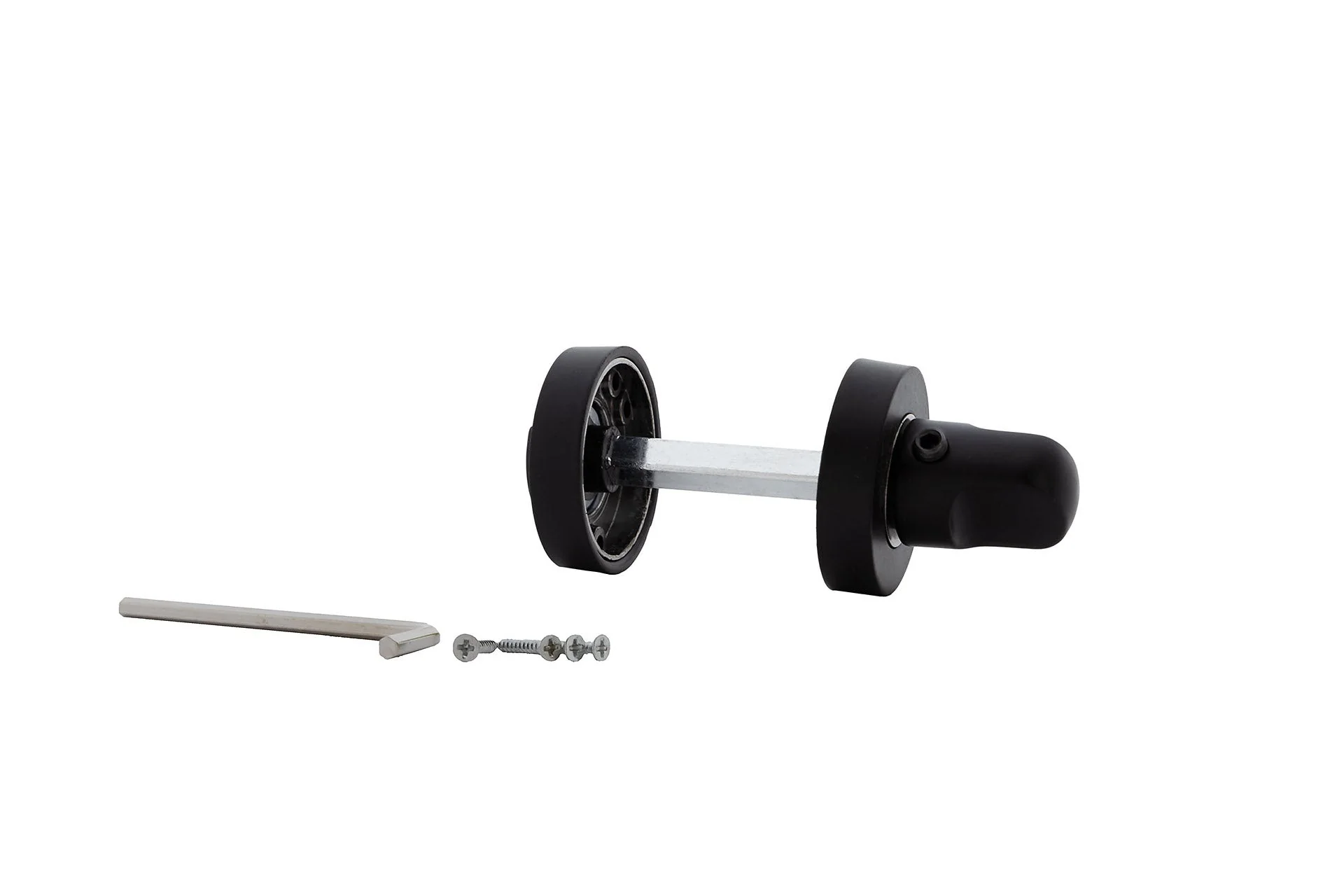 Condena de 35mm de diámetro en acabado negro para puertas - Image 3