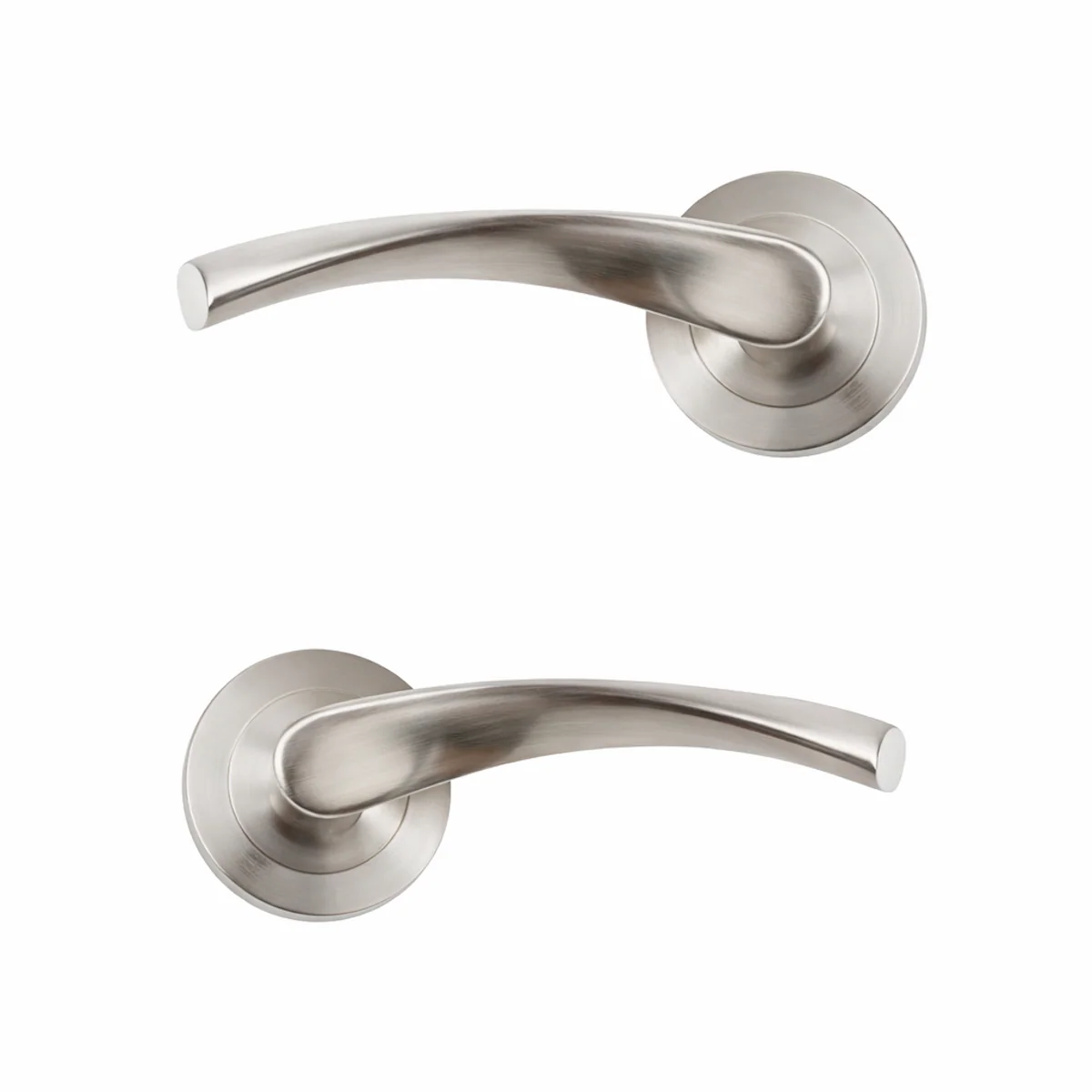 Manilla Ola modelo '130' de aluminio con Roseta Redonda para puertas - Image 7