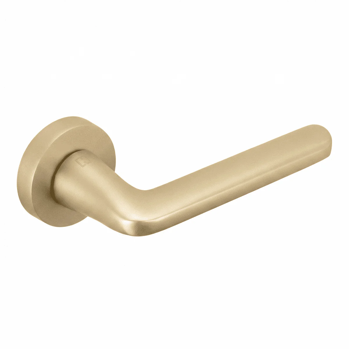 Manilla roseta redonda en Aluminio RS-310 dorado mate - Image 3