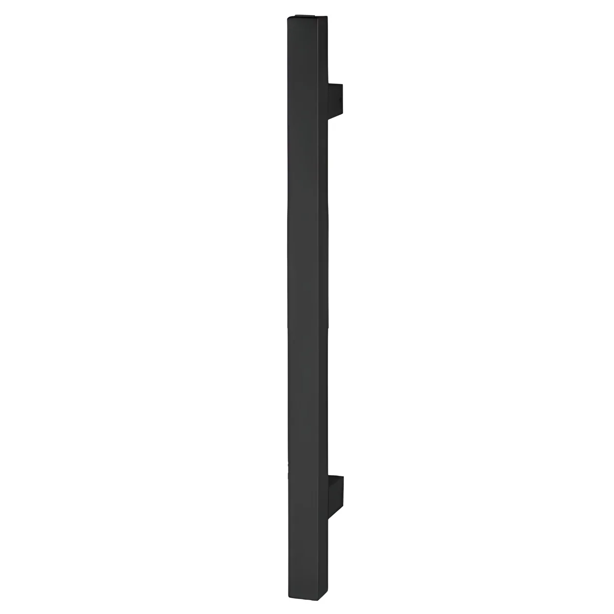 Manillón cuadrado de 32x32mm 800mm entre ejes y 1000 de alto inoxidable negro sin roseta para puertas entrada