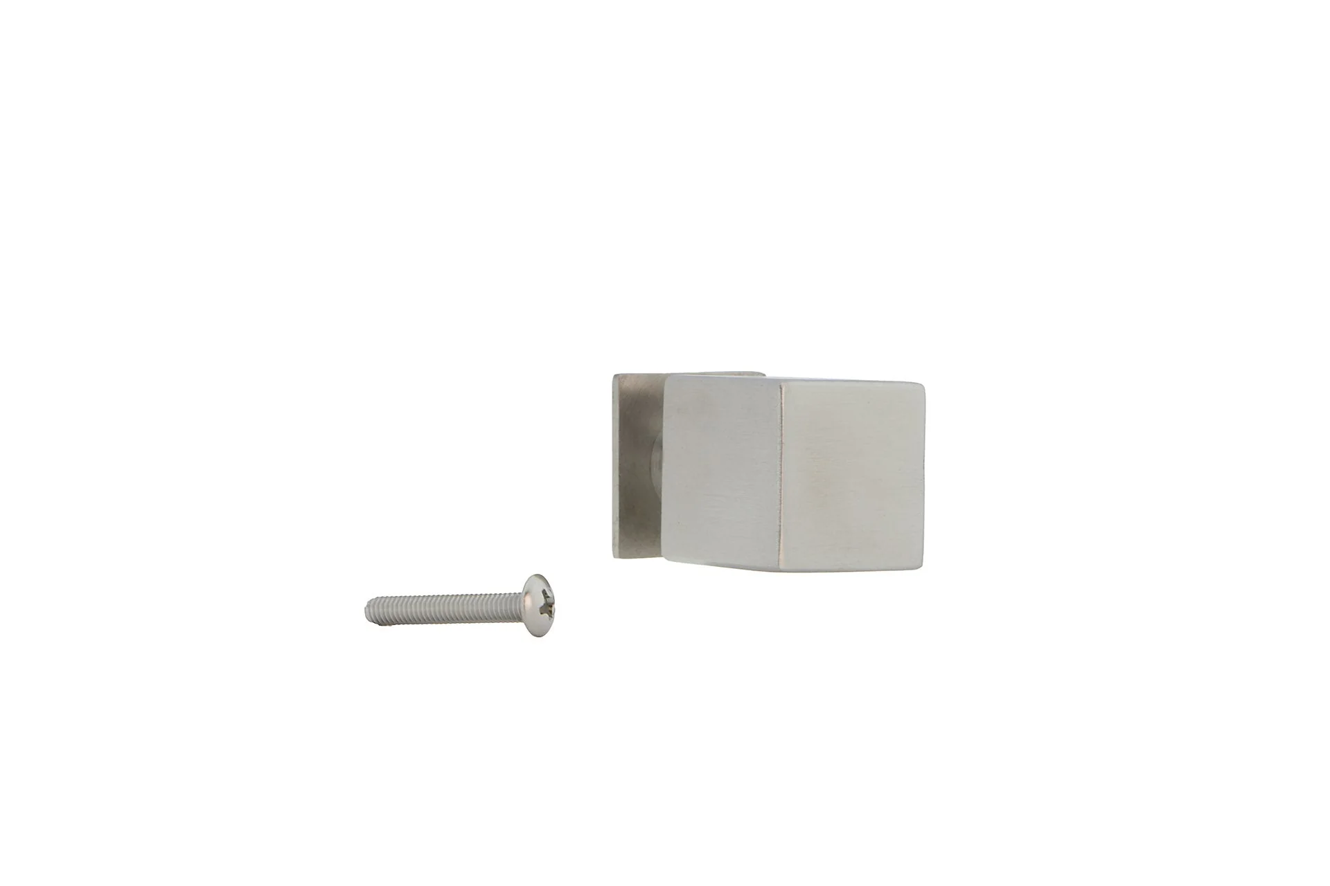 Pomo cuadrado con cuello de 26mm de altura en acero Inoxidable ideal para muebles - Image 3