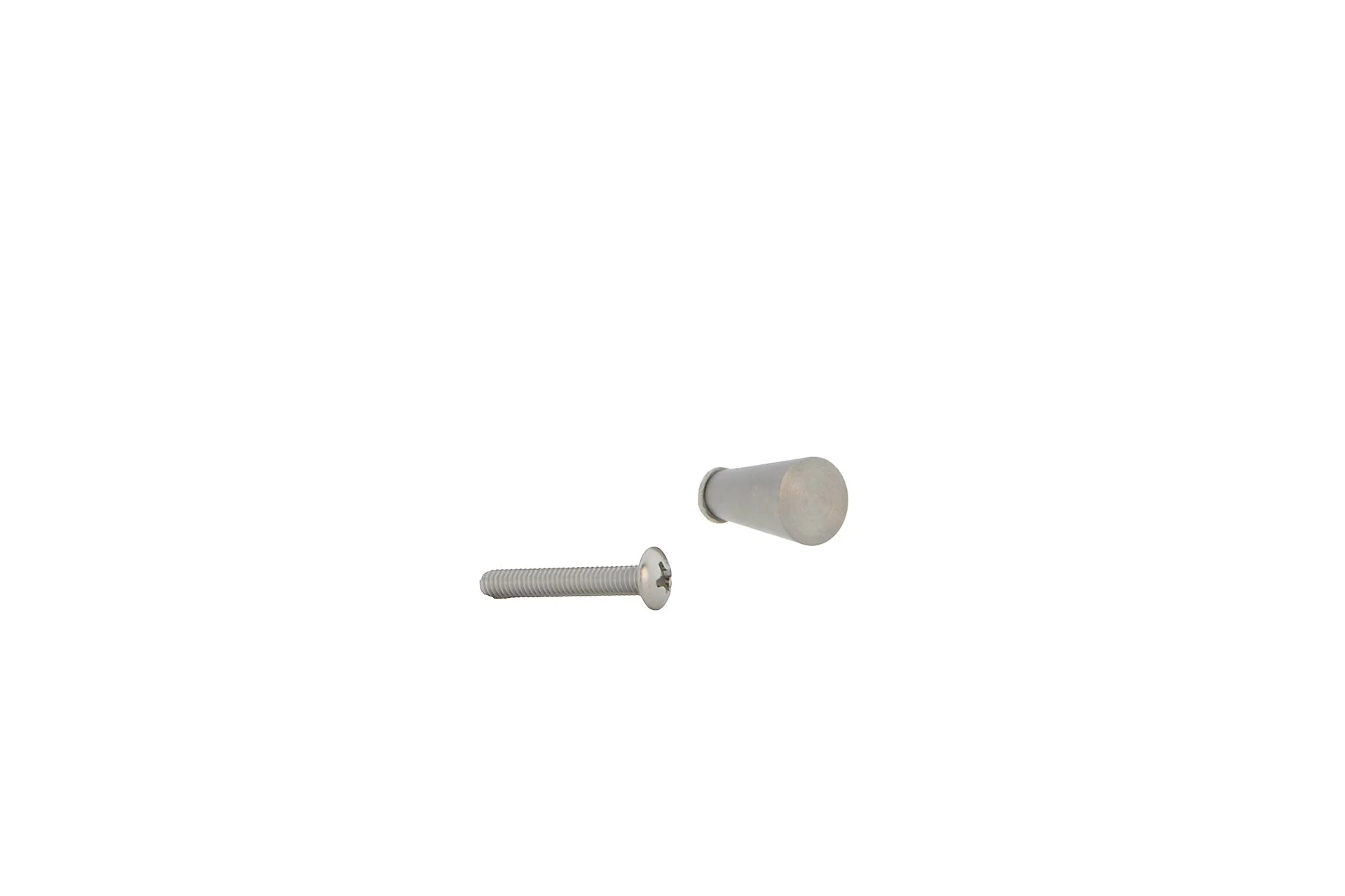 Pomo de acero Inoxidable de 2cm de alto con forma de cono ideal para puertas de armario - Image 3