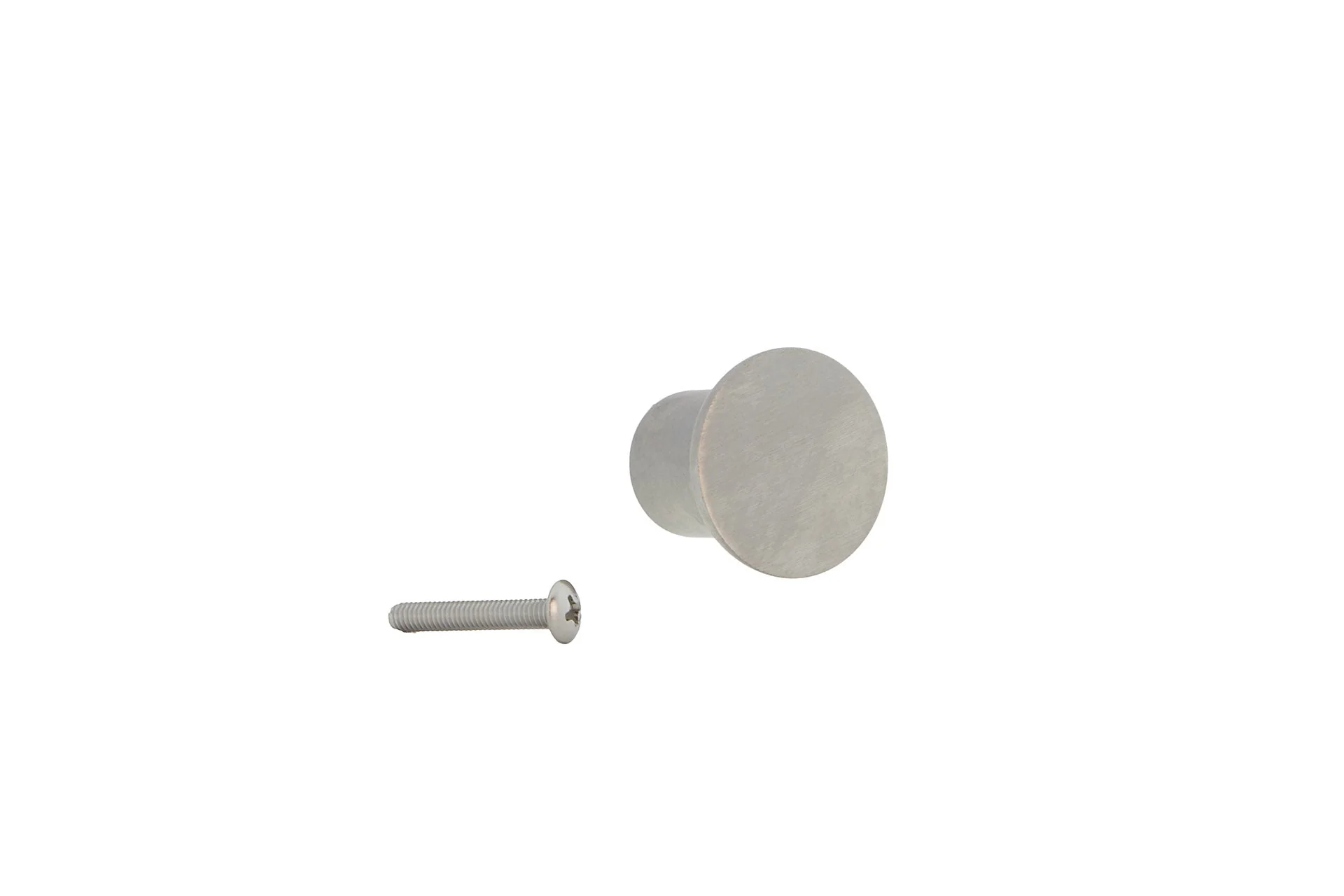 Pomo de acero Inoxidable de 3cm de alto con forma de seta ideal para muebles - Image 3