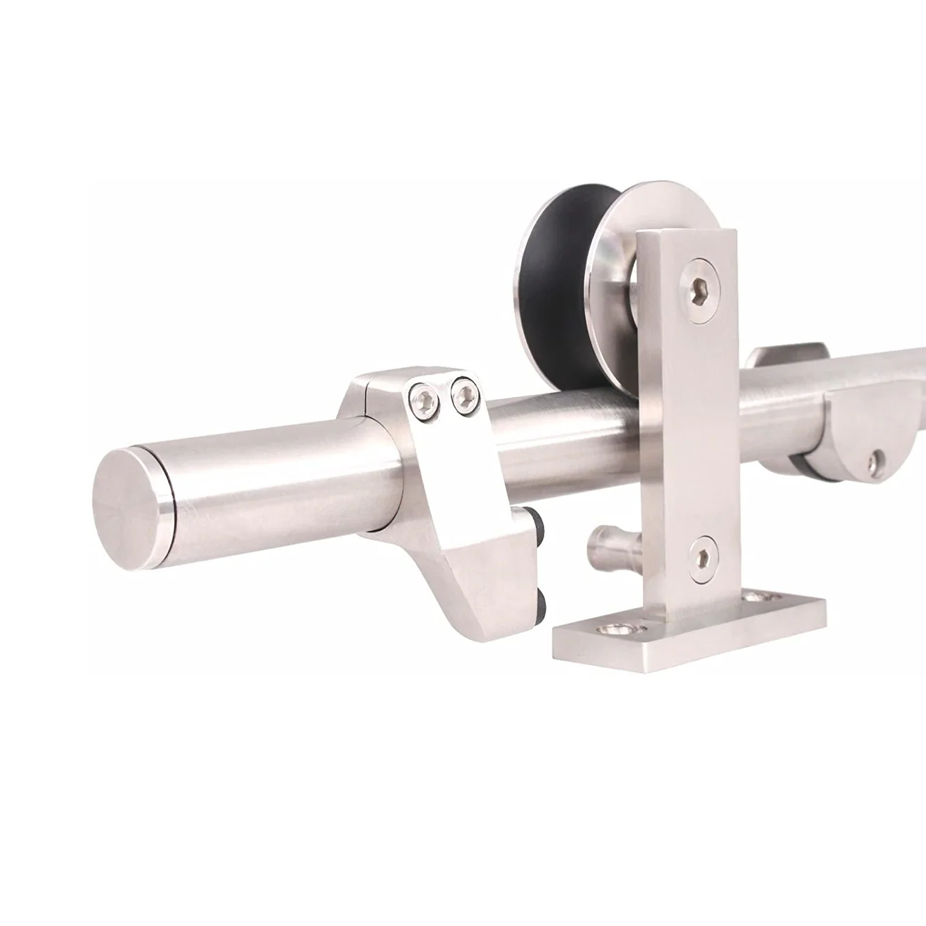 Herrajes de acero inoxidable para puerta corredera externa de madera - Image 3