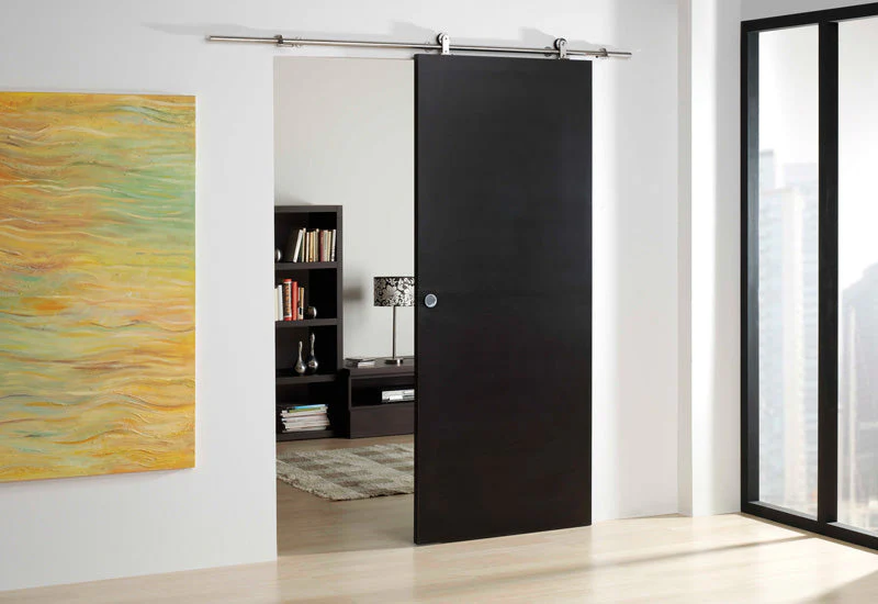 Herrajes de acero inoxidable para puerta corredera externa de madera - Image 5